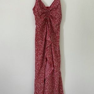 High low floral dress